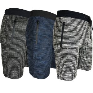 Mens Summer Shorts with Zip Pockets-0