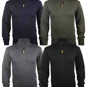Boys Half Zip Jumper-0