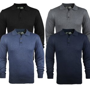 Boys 3 Button Polo Sweatshirt-0