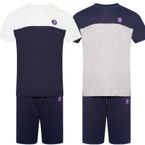 Mens Contrast Short Set-0