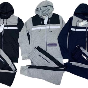Mens Fleece Panel Tracksuit-0