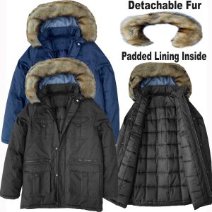MENS PARKA JACKET FRED-0