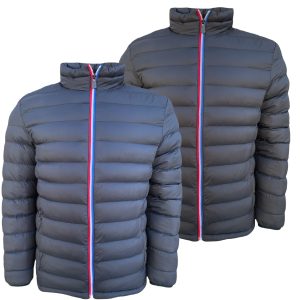 Mens Collar Padded Jacket-0