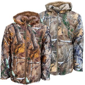 Mens Jungle Design Quilted Jacket-0
